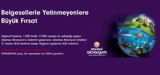 İstanbul Akvaryum Fırsatı