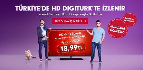 Digiturk HD Giriş Paketi İndirim Kampanyası Detayları