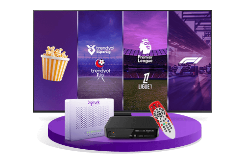 Digiturk İnternet + Kutulu TV