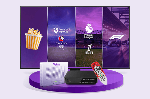 Kutulu TV + Digiturk İnternet