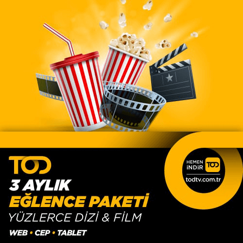 TOD Eğlence 3 Aylık Paket (Web, Cep, Tablet)