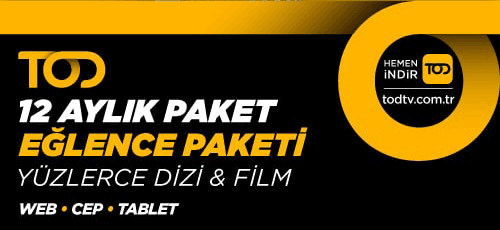 TOD Eğlence Paketi 12 Aylık 3 Ekran